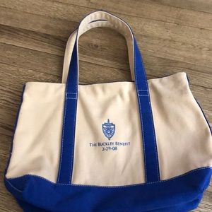 The Buckley Benefit 2-29-08 Blue Tote Bag